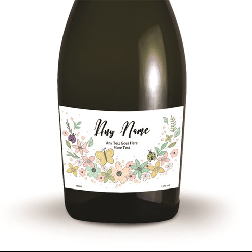Personalised Prosecco - Art 1 Label - Next Day Delivery